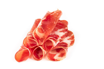 Thinly sliced ​​ham