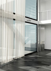 Modern Empty White Interior Room | Design Loft