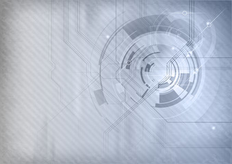 Obraz premium grey tech background