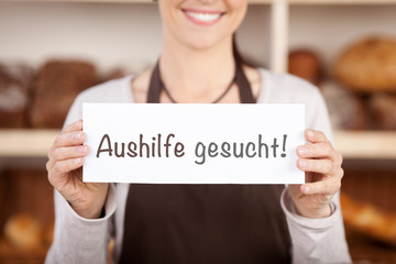 aushilfe gesucht!