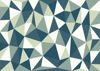 Petrol blue triangles vector background