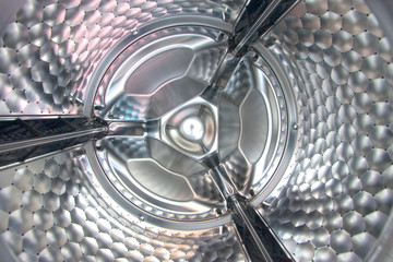Washing machine drum interior