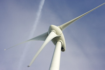 Close up of windturbine