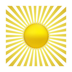 sun with sunburst