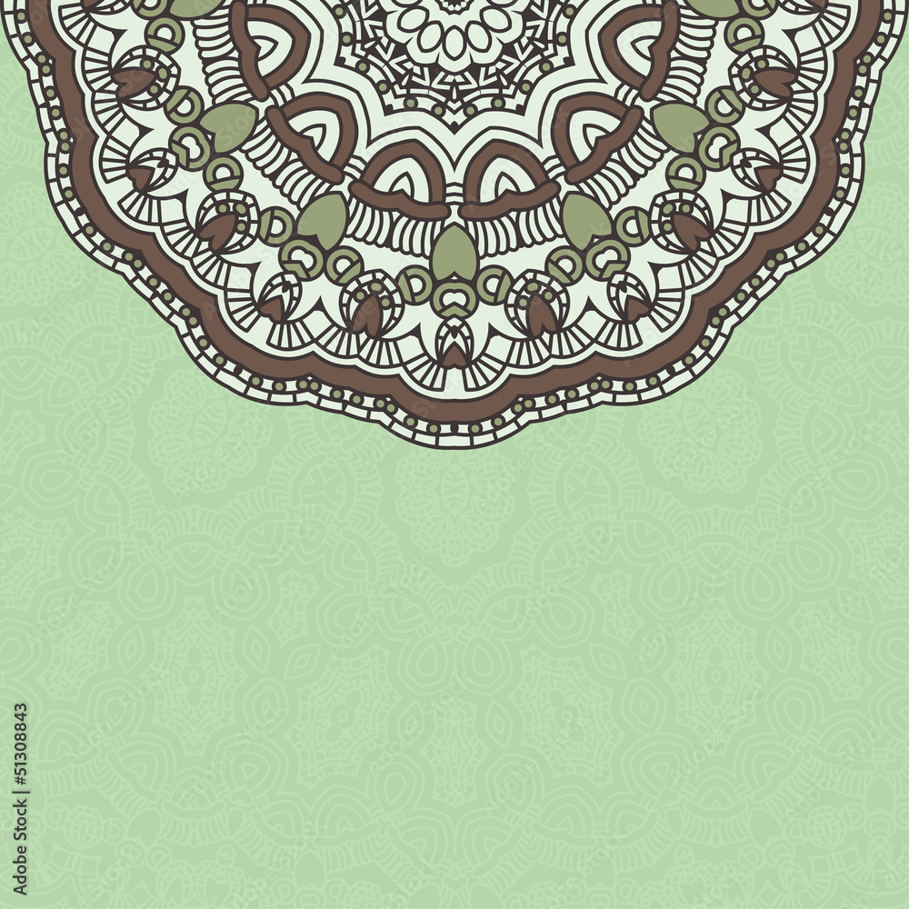 Aufkleber vector round decorative design element