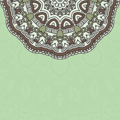 Vector Round Decorative Design Element