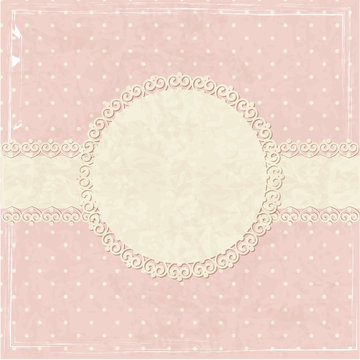 Pink Vintage Grunge Background