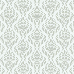 Seamless damask wallpaper