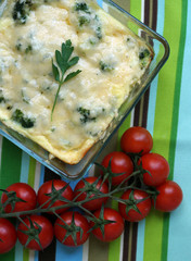 casserole with broccoli and cheese