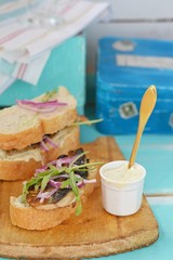 mackerel sandwich