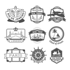 Obraz premium Travel badges set