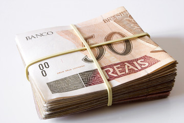Brazilian money - 50 Reais.