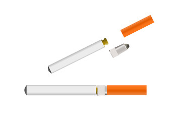 electronic cigarette assembled and disassembled