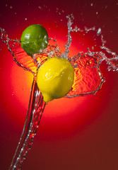 Citron Agrumes avec Water Splash