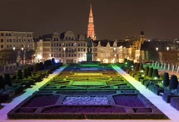 Photo sur Plexiglas Bruxelles Vue du Mont des Arts à Bruxelles