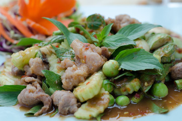 barbecued beef salad