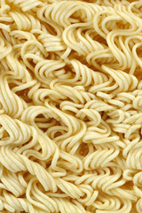 Instant Noodles (Ramen) Close-Up