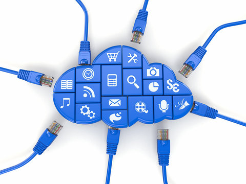 Ñloud computing concept