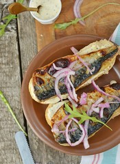 mackerel sandwich