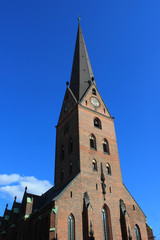 Fototapeta na wymiar Hauptkirche Sankt Petri Hamburg