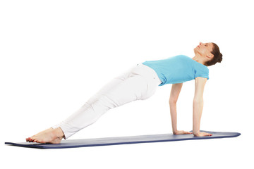Woman doing yoga