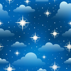Seamless background with stars 3