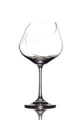 crushed wineglass