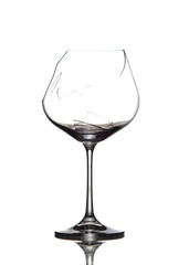 crushed wineglass
