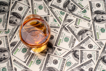 money and drinks