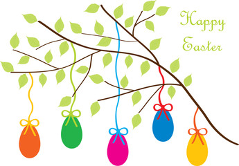 easter eggs background