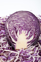 White and Red  Cabbage