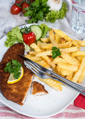 Wiener Schnitzel with Chips