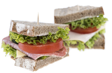 Turkey Sandwich on white