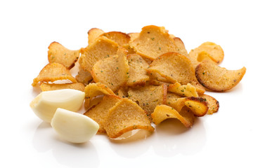 Bread crisps.