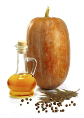 pumpkin and oil