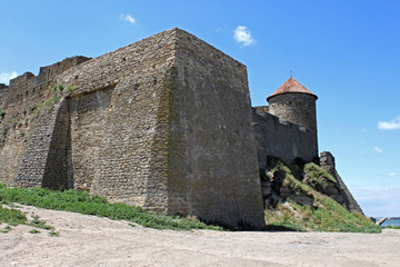 view on Akkerman fortress in Bilhorod-Dnistrovsky, Ukraine