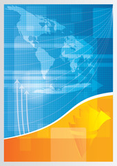Vector business background