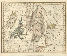 Plakat Astronomical rocznika chart