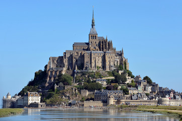 Fototapeta na wymiar Mont Saint Michel, Normandia, Francja