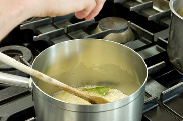 mantecare il risotto