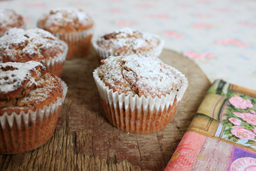 selbstgebackene muffin
