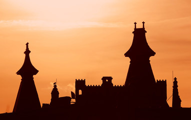 Gotha - Sonnenlicht über dem Alten Schlachthof