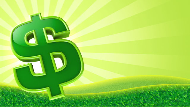 Dollar Sign Background Loop