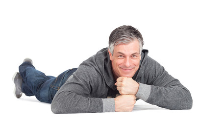 sportlicher älterer mann