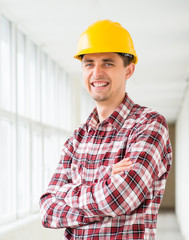 Happy Young Engineer Portrait