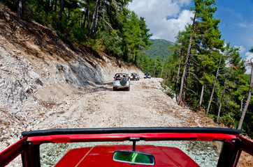 Off-roads travel in the mountains - jeep safari - 51335672