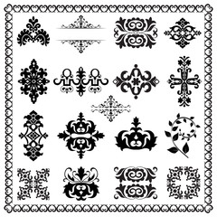 decorative design elements (black)