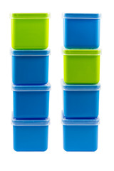 Stack of color boxes