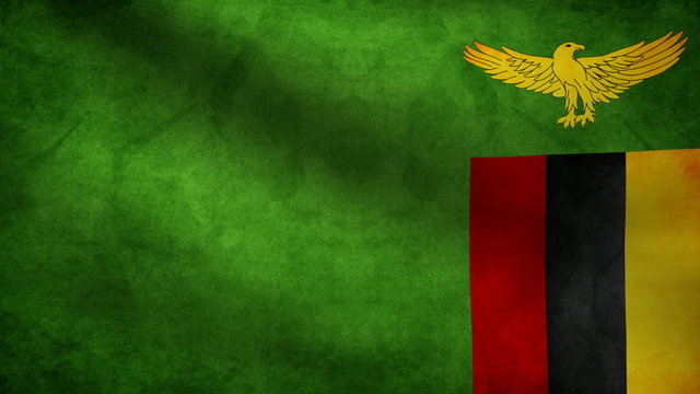 Zambia flag.
