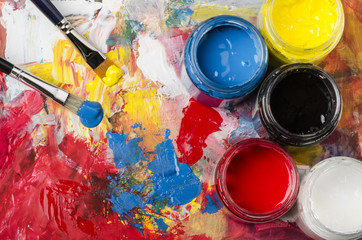 colori primari acrilici